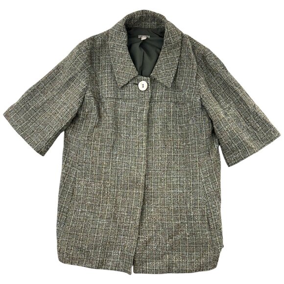 J. Jill Jackets & Blazers - J. Jill Short Sleeve Tweed Jacket